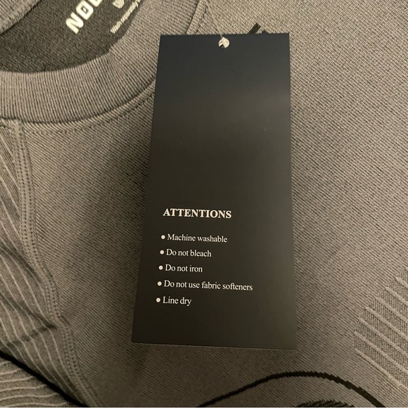 COPY - NWT NOOYME Compression Thermal Underwear for Women - Gray/Black - Picture 12 of 16